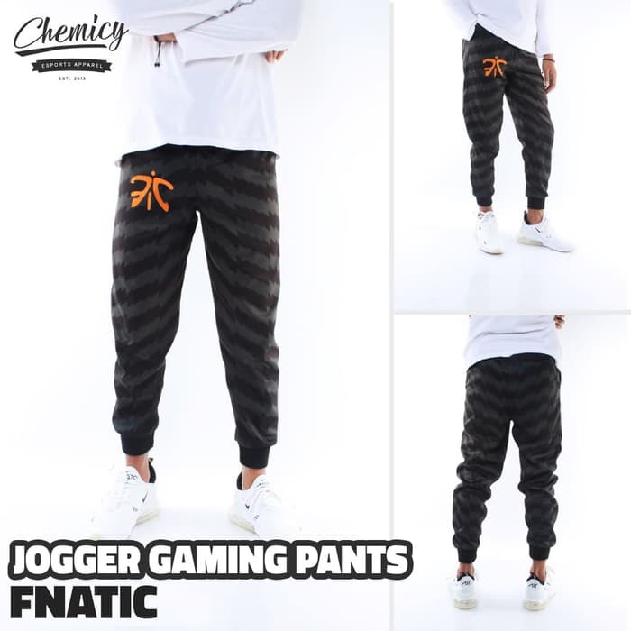 Fnatic Camo Jogger Gaming Pants / Celana Olahraga / Training