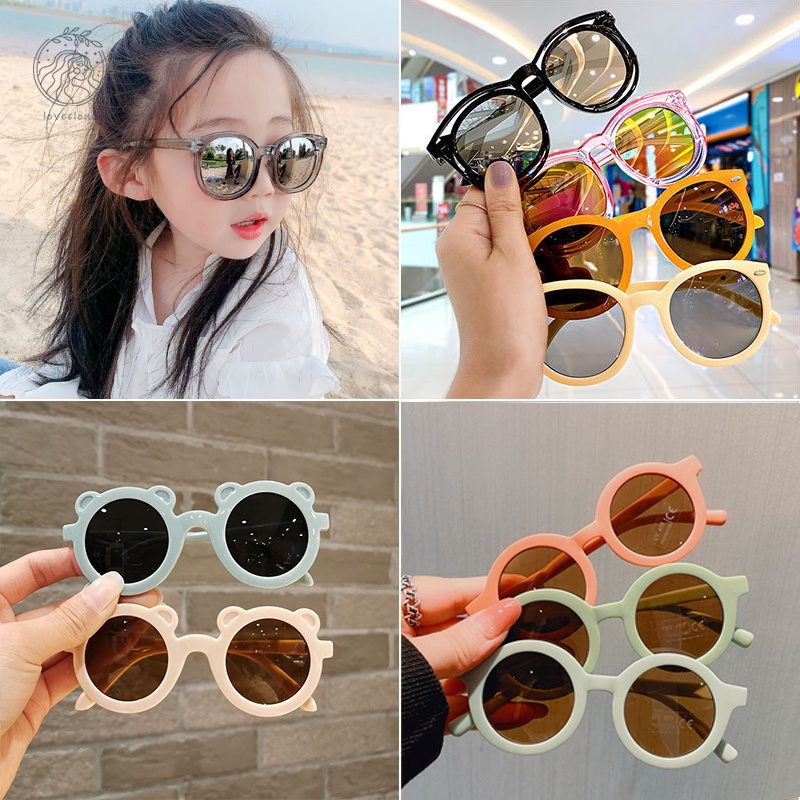 【NEW READY】 Kacamata Anak New Trend/Fashion Anak Terbaru Telinga Beruang High Quality Import L-1