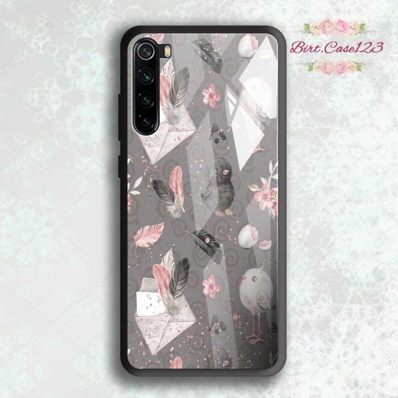 back case glass FEATHER Oppo A3s A1k A5 A9 2020 A7 F9 A5s A31 A52 A53 A92 A37 A57 A59 A71 A83 BC5201