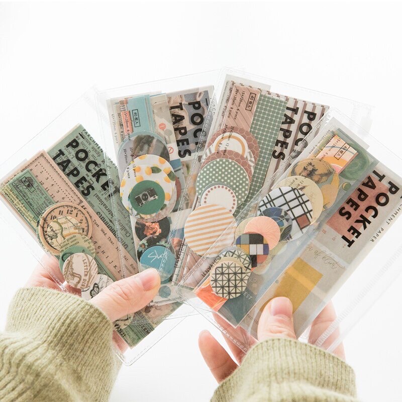 

40 PCS Vintage Korean Sticker Lot Cute Planner Stationery DIY Journal Journaling Jurnal Stiker Dekorasi Buku (1142)