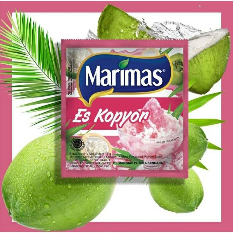 Minuman saset marimas. isi 10 bungkus