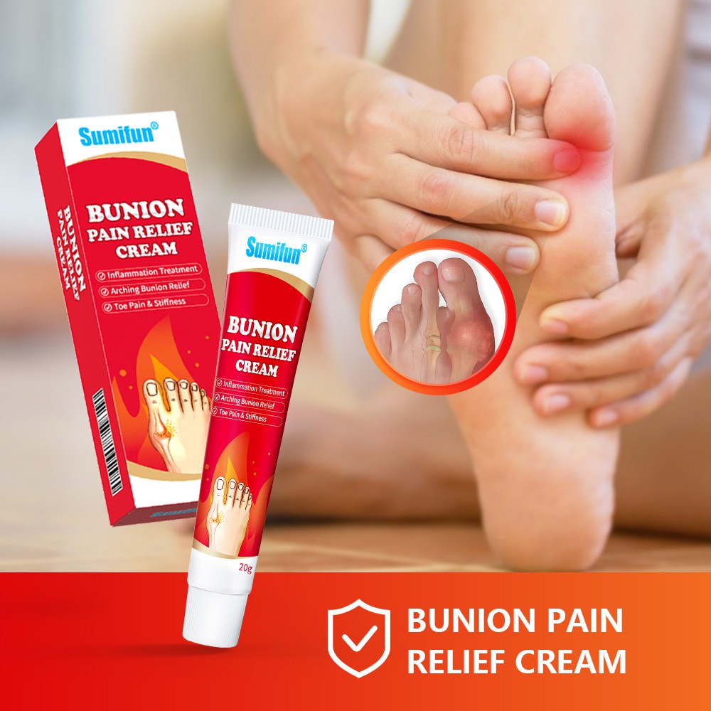 Sumifun Arthritis Bunion Pain Relief Cream Joint Pain Rheumatism Plaster Pain Relievers Ointment 20g
