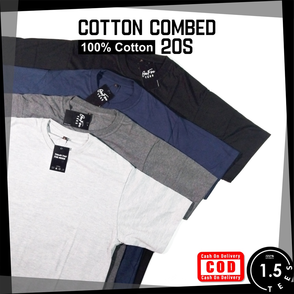 Kaos Polos - Cotton Combed 20s