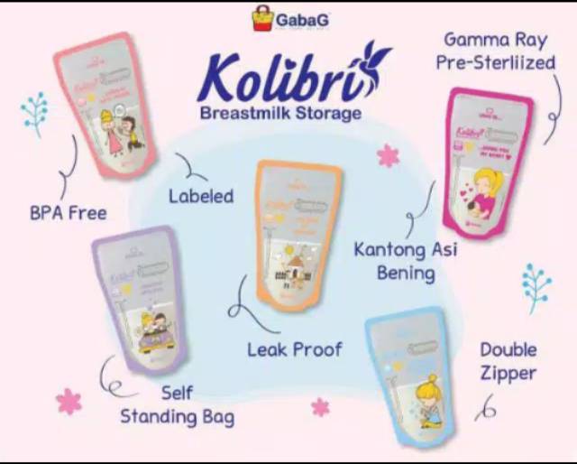 Gabag Kolibri Love Story Kantong Asi 100ml isi 30