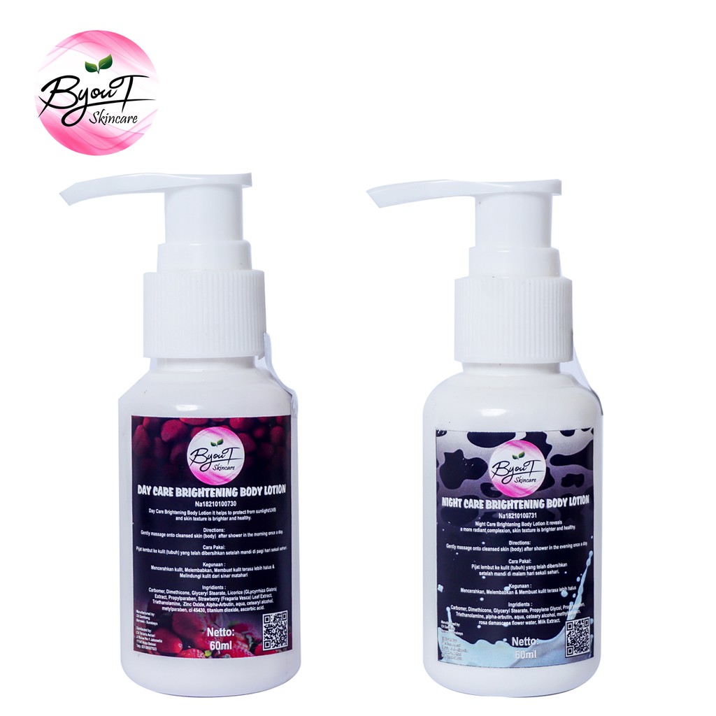 Day and night care body lotion memutihkan whitening glowing ori bpom krim farma dokter farmasi korea