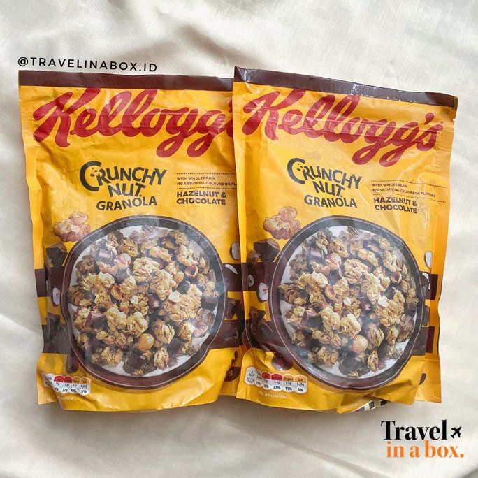 

Discount SALE Kellogs Crunchy Oat Granola Hazelnut & Chocolate - Cereal Import