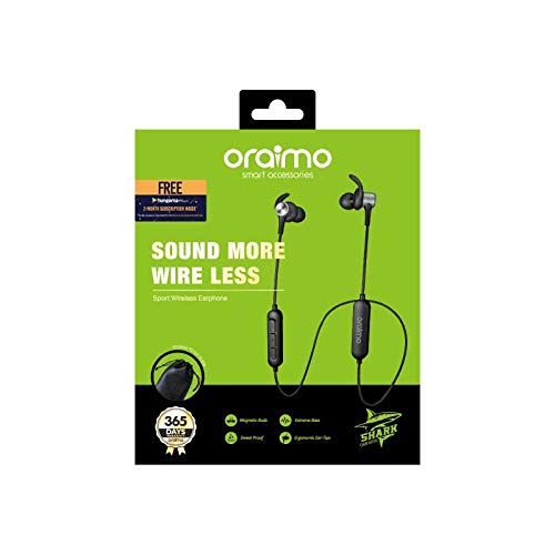 Oraimo Sport Headset Bluetooth OEB-E57D / Earphone W/ireless  Hands free Nirkabel IOS/Android Origin