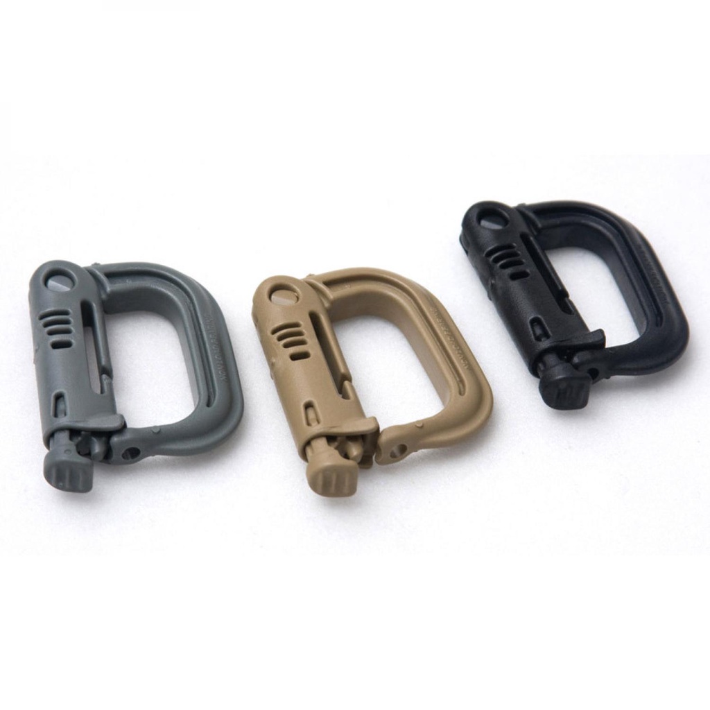 TG-IDI D D Ring Buckle Carabiner with Quickdraw - K307