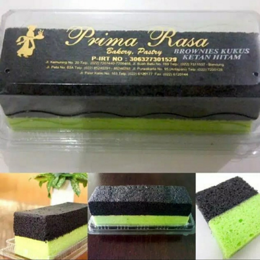 

Prima Rasa Brownies Kukus Ketan Hitam Pandan Primarasa Bandung/Bronies