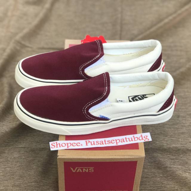 Vans Slip On Premium 100% Portroyle Off White BNIB