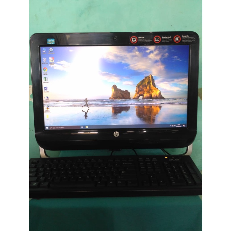 PC AIO HP Omni 120-1210I Intel Core i3 2120 20 inch