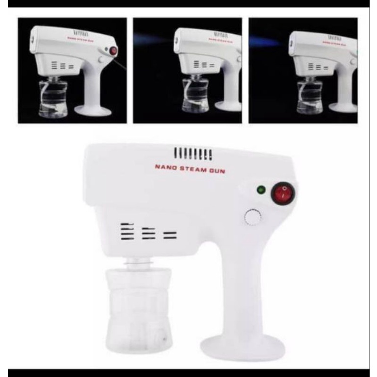 Steamer Nano Gun Hair & Face Steamer Uap Wajah & Rambut Nano Gun