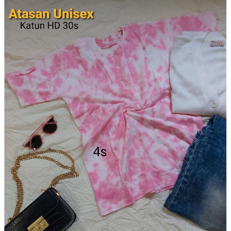 KAOS TIEDYE UNISEX COWOK CEWEK BAHAN TEBAL BISA COD