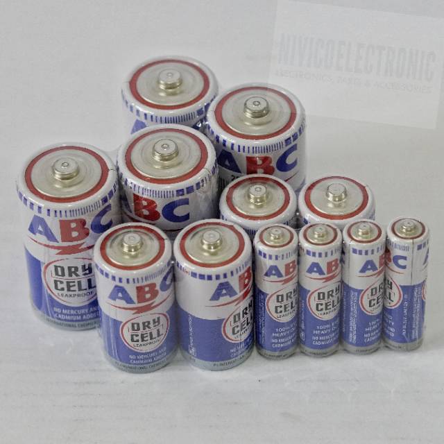 Baterai ABC tanggung tipe C 1.5v