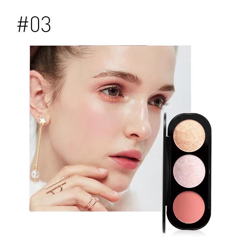 Focallure Trio Highlighter Contour &amp; Blush On / FA26