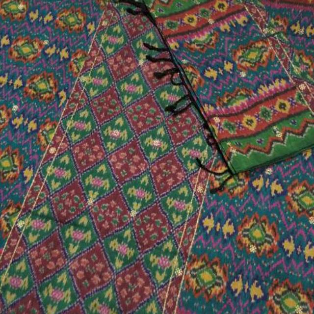 Kain blongket asli palembang plus tabur benang emas