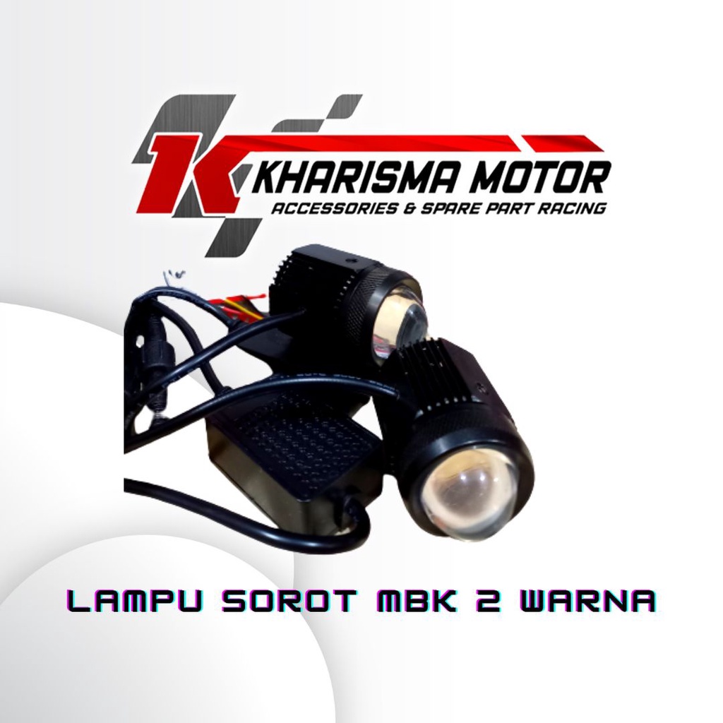 LAMPU SOROT MBK 2 WARNA