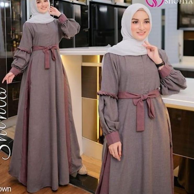 Koleksi Terbaru.. gamis syar'i wanita terbaru baju gamis remaja shinta maxi dress jumbo murah baju g