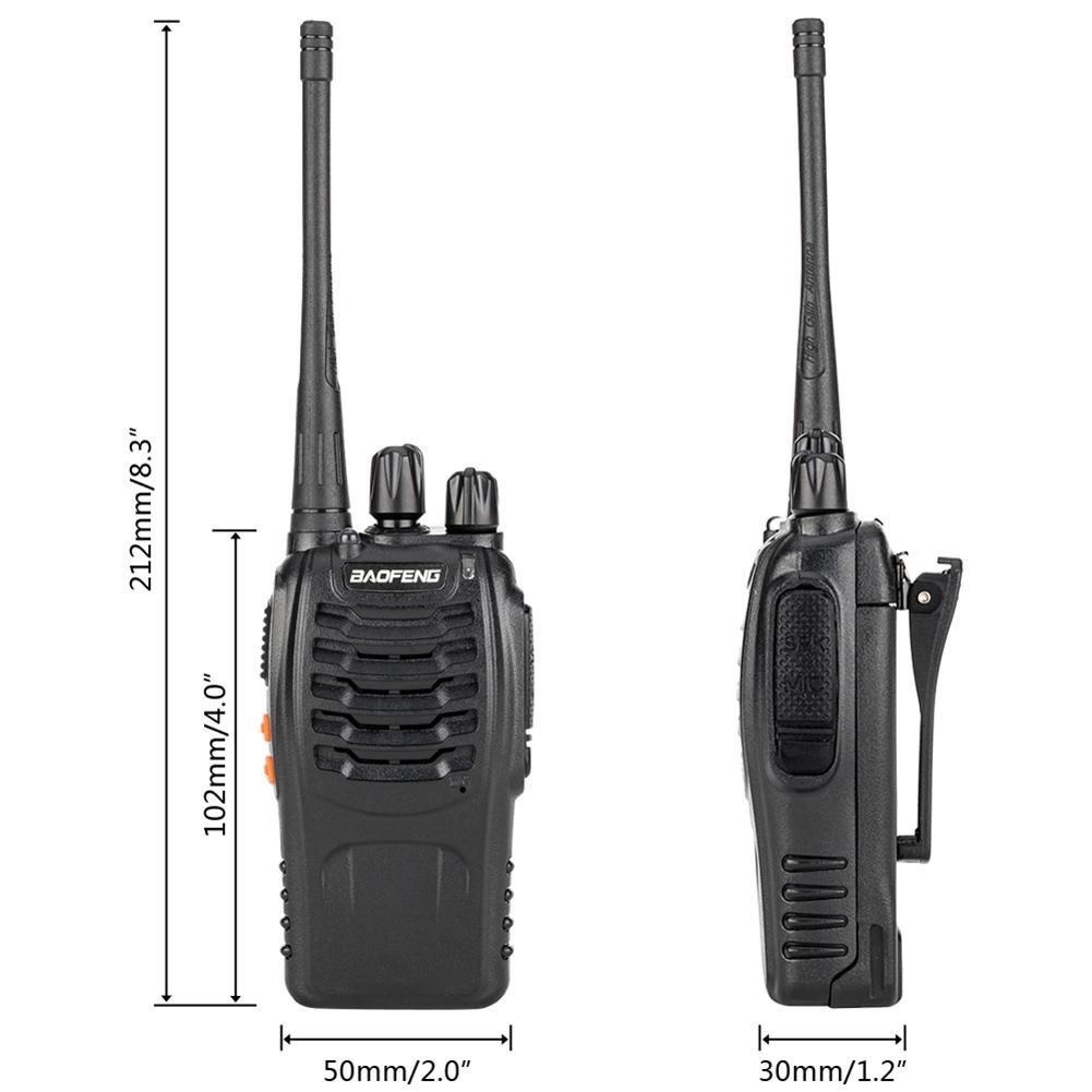 BAOFENG BF-888s - Single UHF Radio Walkie Talkie - Set Isi 2pcs