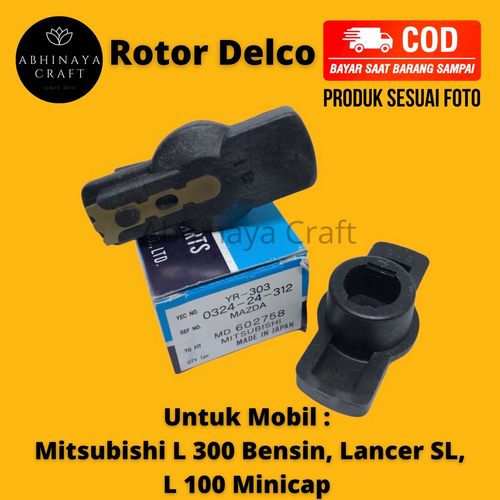 ROTOR L300 BESIN LANCER SL LANSER SL L100 MINICAP YEC DELCO DISTRIBUTOR SPAREPART MOBIL MITSUBISHI