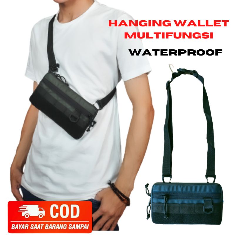 Tas Selempang Pria Wallet Sling bag Hand bag clucth bag cowok