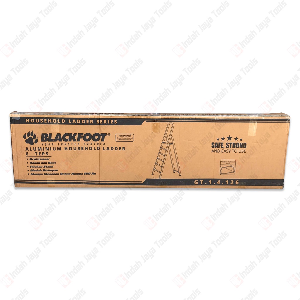 BLACKFOOT Tangga ALUMUNIUM 6S 6 Step - Tangga Lipat Rumah Ladder