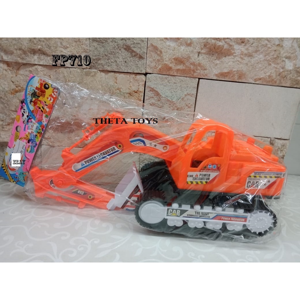 MAINAN MOBIL MOBILAN MAINAN ANAK LAKI LAKI MAINAN BEKO EXCAVATOR FP710 MAINAN ALAT BERAT