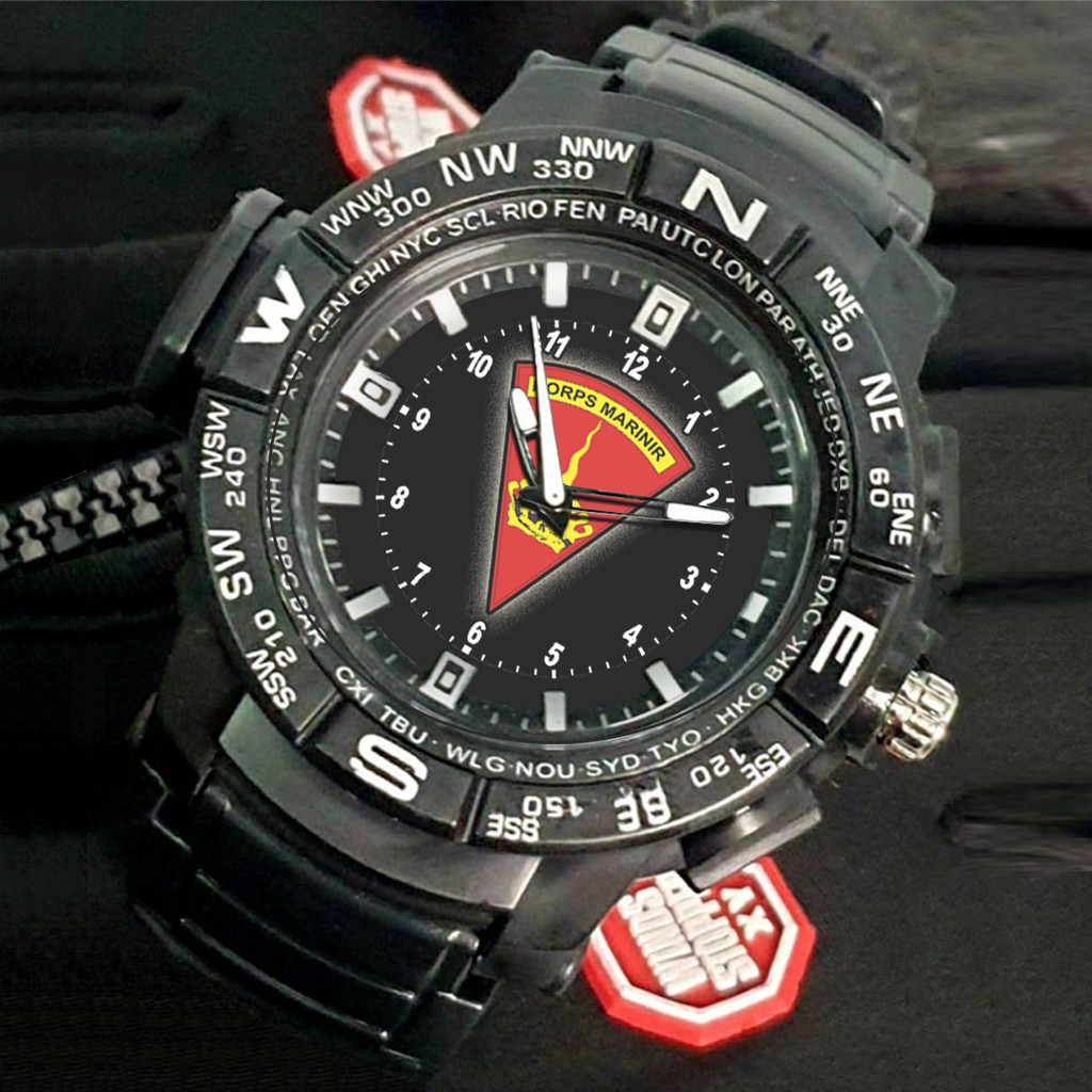 (EXCLUSIVE) Jam Tangan MARINIR motif 2 Sport Bagus
