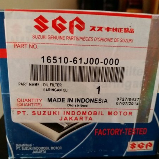 Oli filter suzuki Ertiga