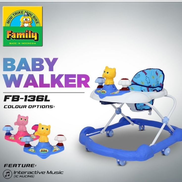 BABY WALKER FAMILY FB136 FB 136 L NEW ALAT BANTU JALAN