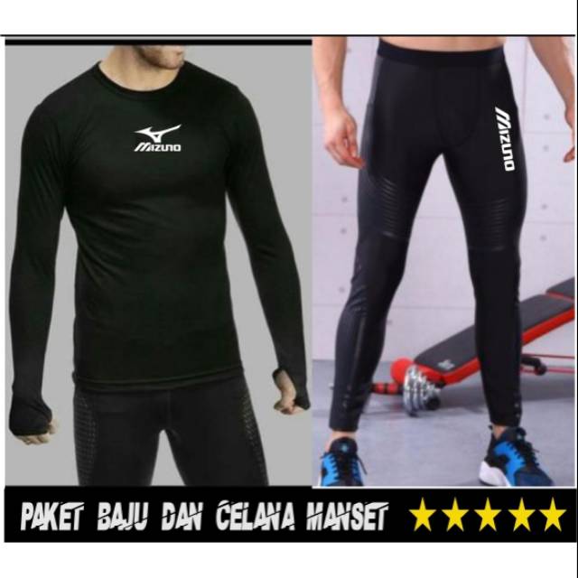 Paket Hemat Baju dan Legging Voli Panjang olahraga 