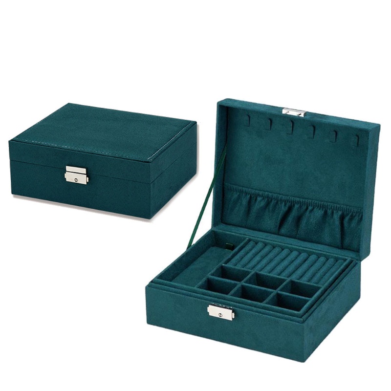 Gro Kotak Display &amp; Penyimpanan Perhiasan Mini Travel Portabel Untuk Anak Perempuan &amp; Wanita Sempurna