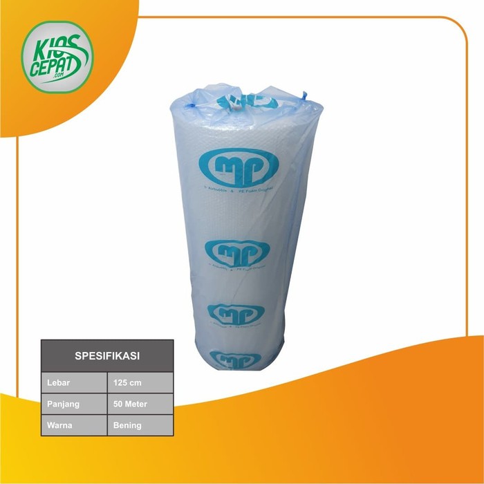 

TERLARIS! - [GO SEND] BUBBLE WRAP 50M X 125CM PREMIUM QUALITY BUNGKUS KEMASAN