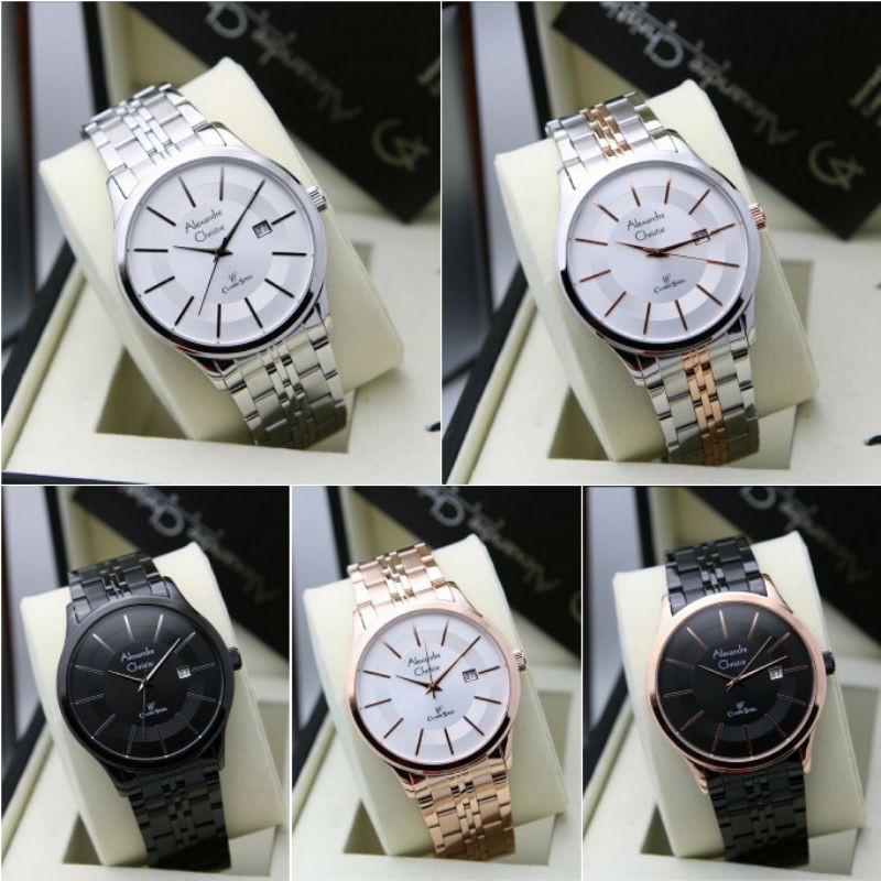 AC 8348 ALEXANDRE CHRISTIE AC 8348 JAM TANGAN PRIA COWOK ORIGINAL