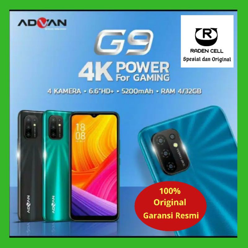 Advan G9 4K Ram 4/32 GB Handphone Android 4G LTE Murah HP 4G Murah Garansi Resmi Smartphone Android