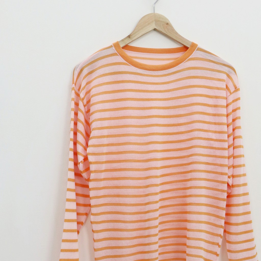 Haven stripe long top -Thejanclothes