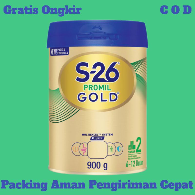 SUSU S26 PROMIL GOLD TAHAP 2 900 GRAM