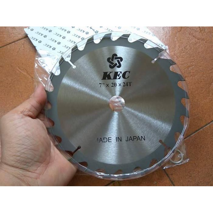 BEST SELLER Mata potong gergaji Circular Saw Blade TCT 7" 24T X 20mm DIY as kecil