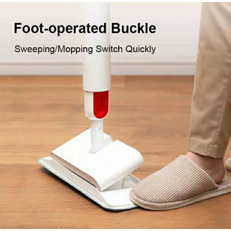 Deerma TB900 Multifunction Water-Spray Mop Sweeper 230ml Dustbin 280ml Watertank