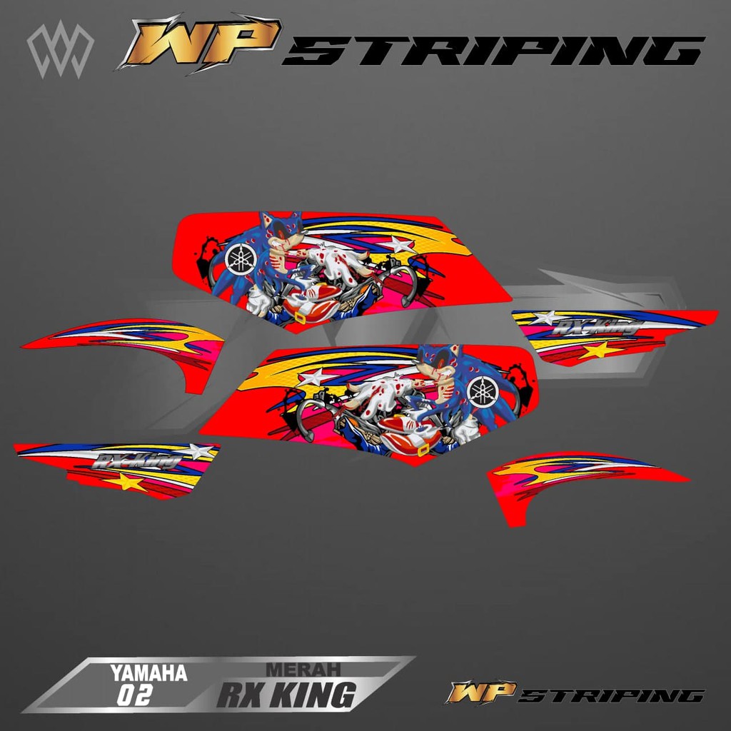STRIPING RX KING - STIKER VARIASI LIST SKOTLET MOTOR YAMAHA RX KING - 02