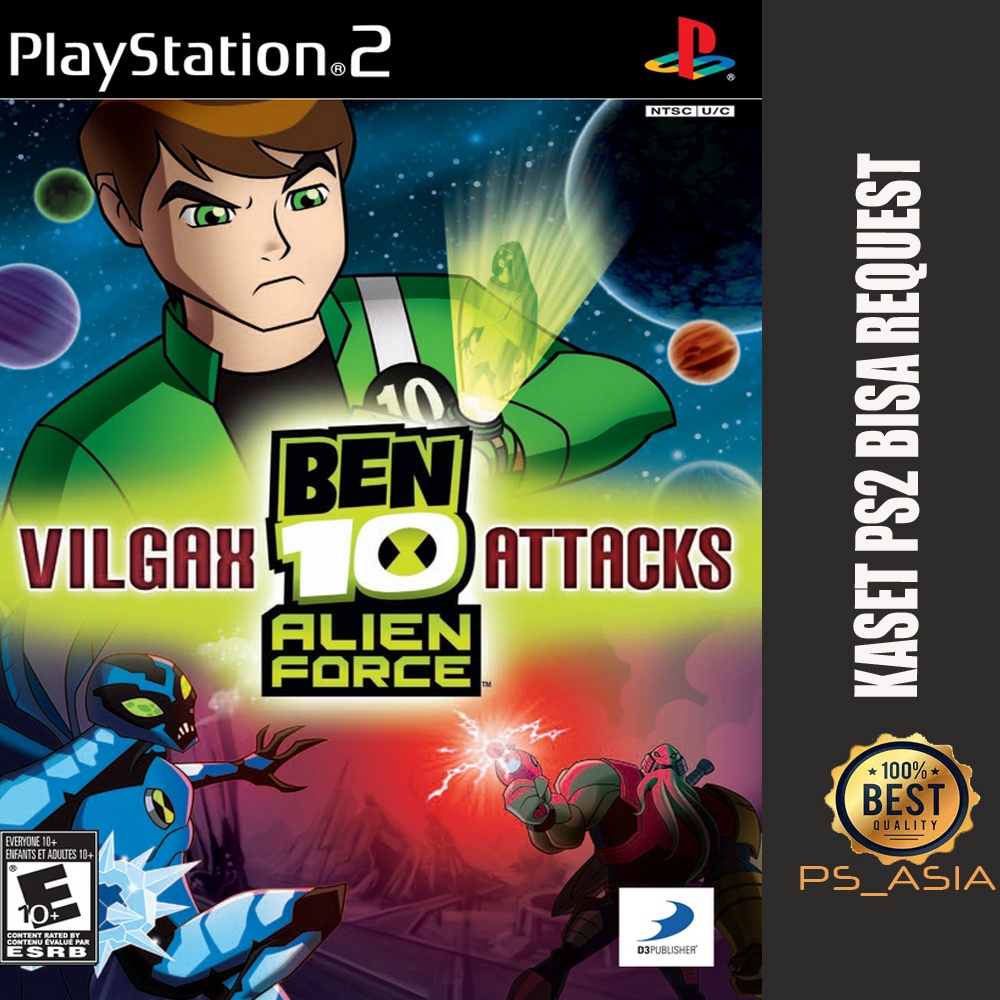 Kaset PS 2 Ben 10 Vilgax Attacks