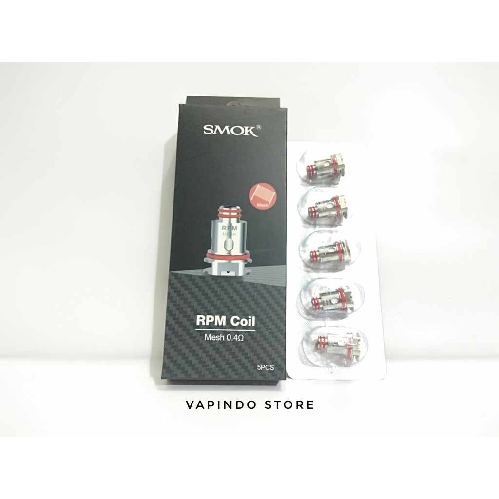 MESH 0.4 COIL 0.4 OHM MESH SMOK RPM 40 COIL REPLACEMENT AUTHENTIC