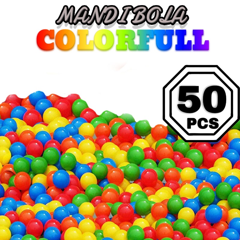 Mainan Anak Mandi Bola Plastik Isi 50PCS