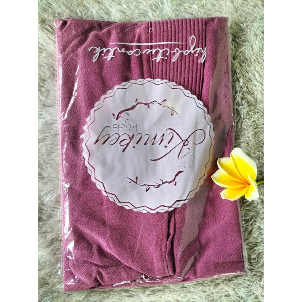 HIJAB INSTANT KIMIKEY SYAR'I  SYAZA JERSEY PREMIUM-Pink