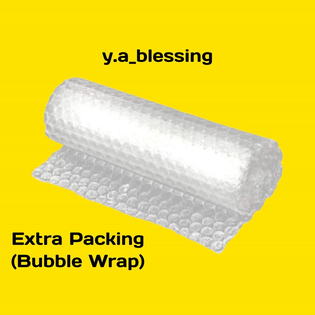 

Bubble wrap untuk extra packing - EXTRA SAFE PACKING BUBBLE (MOHON BACA DESKRIPSI DENGAN TELITI)