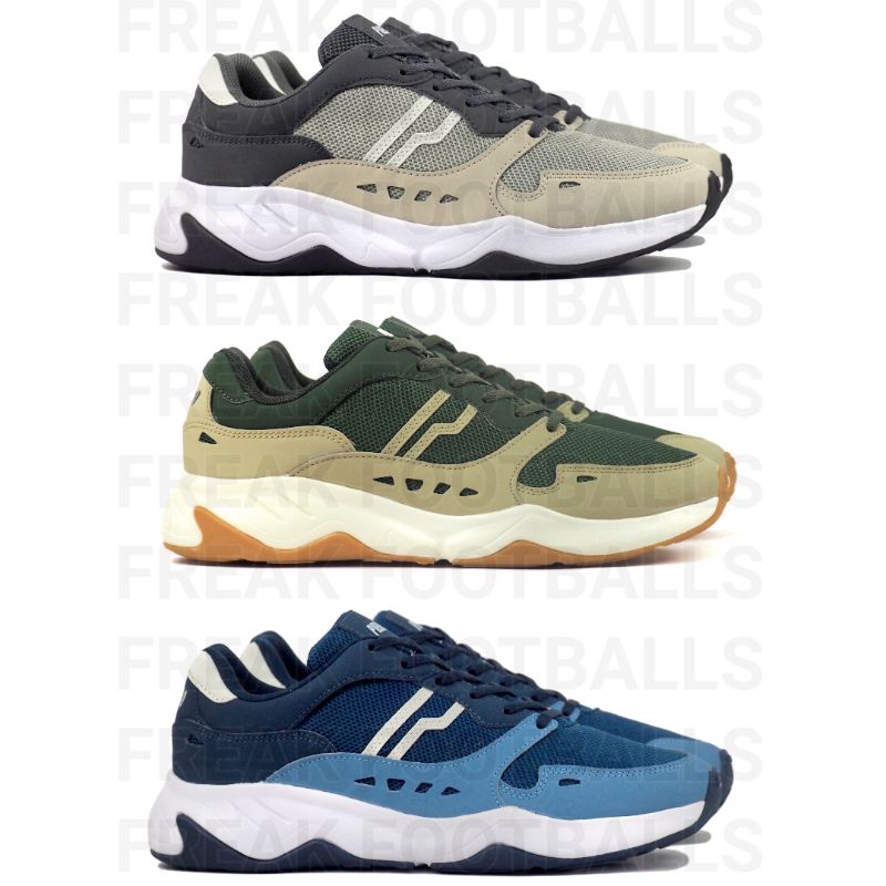 Sepatu Casual Sneakers Piero ERGO STREET Dark Khaki Navy Original