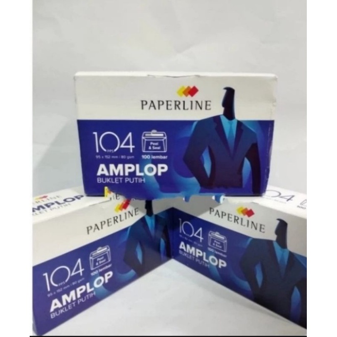 

Amplop Polos Putih 104 Paperline