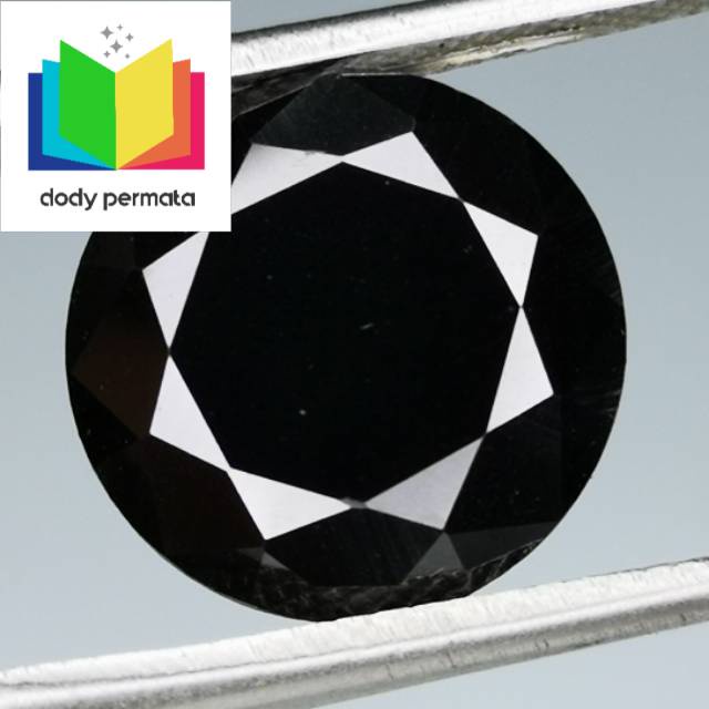 Butu berlian hitam asli black moissanite