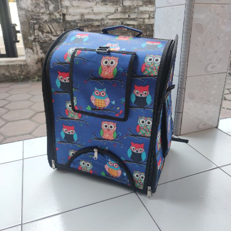 Tas hewan 2in1full fiber ransel dan jinjing /tastrave tashernes taskucing pet cargo tasanjing