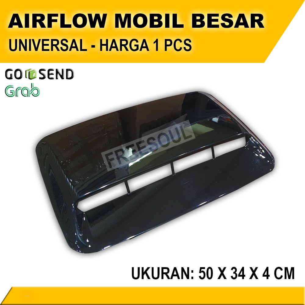 Airflow Kap Mesin Model Fortuner Besar - Air Scoop Variasi Universal